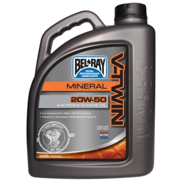 ENGINE OIL V-TWIN 20W50 4L MNRAL