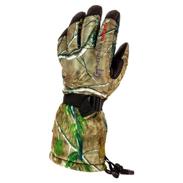 GLOVES DEER SKIN BK/CAMO L