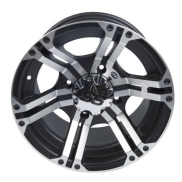 14X8 4/137 5+3 12MM SS212 MACH BK WHEEL