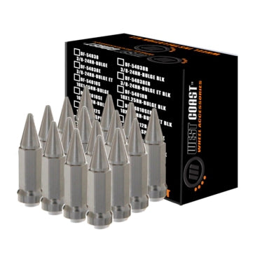 LUG NUT 1/2 SPIKE CH QTY16 WCA