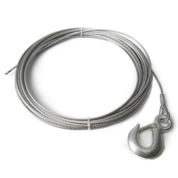 STEEL CABLE WINCH 3/16 inchX50 W/HOOK KIMPEX