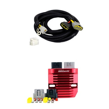 Kimpex HD Machined Aluminum Series Regulator and Bypass Harness Fits Arctic cat Fits Triumph - 345393