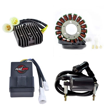 Kimpex HD Stator CDI Box Regulator and Ignition Coil Kit Fits Kawasaki - 345534