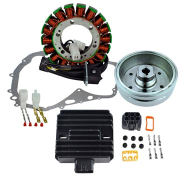 Kimpex HD Stator Regulator Improved Magneto Flywheel and Crankcase Cover Gasket Kit Fits Suzuki - 345544