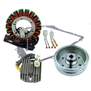 Kimpex HD Stator Regulator Improved Magneto Flywheel and Crankcase Cover Gasket Kit Fits Arctic cat - 345550