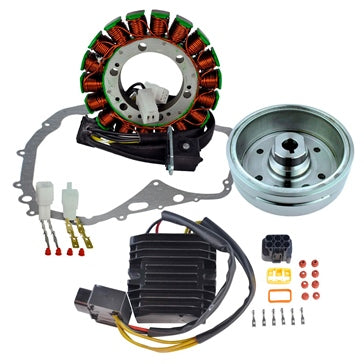 Kimpex HD Stator Mosfet Regulator Improved Magneto Flywheel and Crankcase Cover Gasket Kit Fits Suzuki - 345552