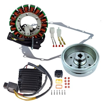 Kimpex HD Stator Regulator Improved Magneto Flywheel and Crankcase Cover Gasket Kit Fits Suzuki - 345553