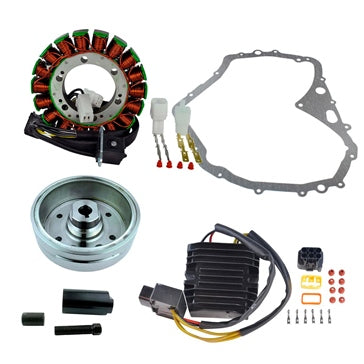 Kimpex HD Stator Mosfet Regulator Improved Magneto Flywheel puller and Gasket Fits Suzuki - 345582