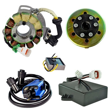 Kimpex HD Stator 200W Regulator CDI Box Coil and Flywheel Fits Yamaha - 345591