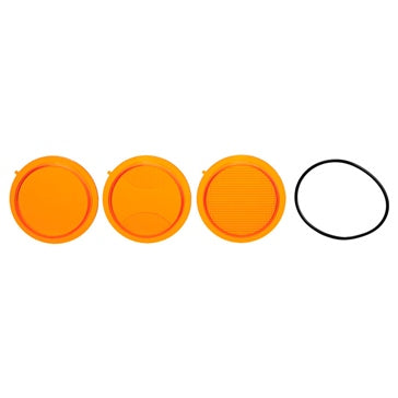 Amber lens kit 3 inch Mojave Tiger Lights with O-Ring