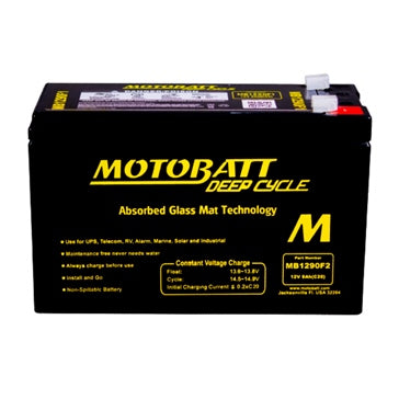 Motobatt Deep Cycle AGM Battery MB1290F2