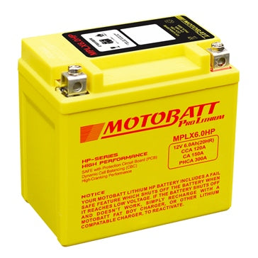 Motobatt Pro Lithium Battery MPLX6.0-HP