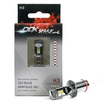 LED SPARK SERIES BULB H3 QTY 2 ODX