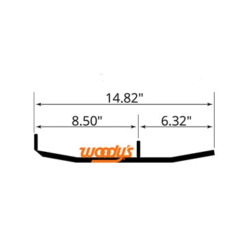 WOODYS Carbide Runner Fits Polaris