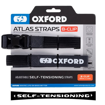 Oxford Products Atlas B-Clip Straps 2 m