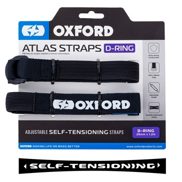 Oxford Products Atlas D-Ring Straps 1.2 m