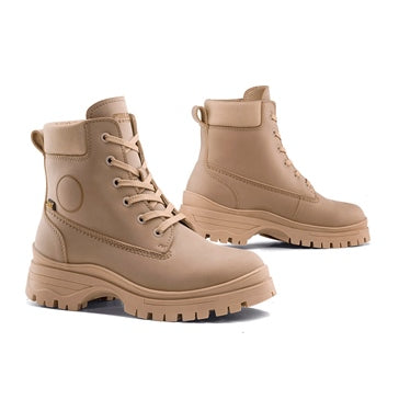 BOOT ZARAH WOM CAMEL 39/8 FALCO