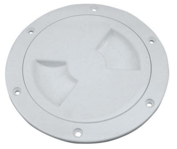 SCREW OUT DECK PLATE 5 inch WHITE