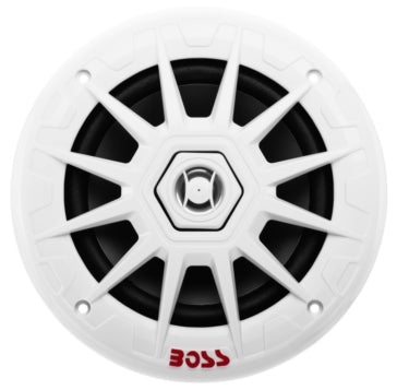 SPEAKER 6.5 inch W/RBG LED LIGHTS WH QTY2