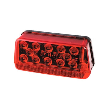 Wesbar Waterproof Led Wrap-Around over 80 inchTail Light Red