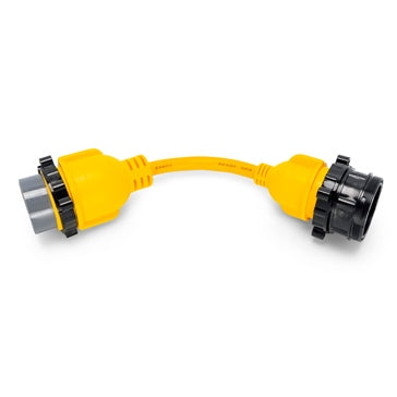 Camco PowerGrip Marine – Adaptor cord 12 inch - 50AM-Locking/30AF