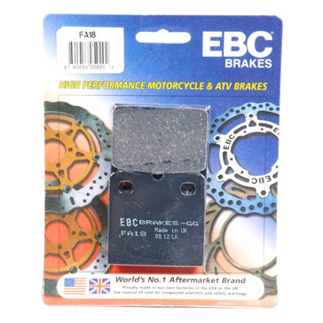 EBC "X" Series Moto-X Sport Enduro Brake Pad Organic - Front Right Front left Rear left