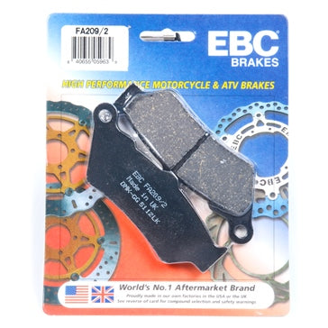 EBC "X" Series Moto-X Sport Enduro Brake Pad Sintered metal - Left Front Right Front left Rear left Rear Outer