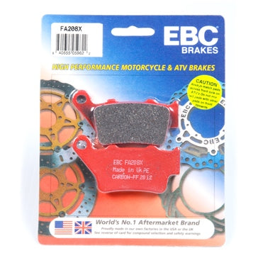 EBC “X” Series Moto-X Sport & Enduro Brake Pad Carbon graphite - Rear