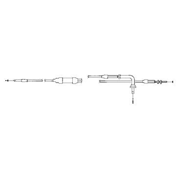 Kimpex Throttle Cable Fits Ski-doo; Fits Moto-ski