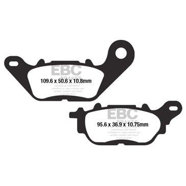 EBC GPFAX Sintered Race Brake Pad Sintered metal