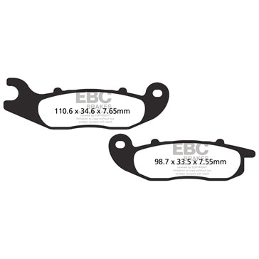 EBC Double-H Superbike Brake Pad Sintered metal - Front left