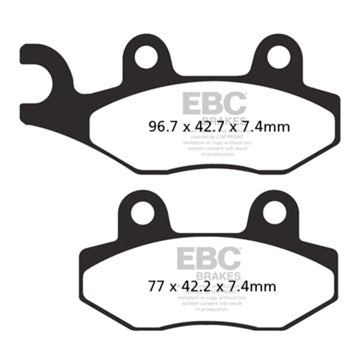 EBC SXR Brake Pad Sintered metal - Front right