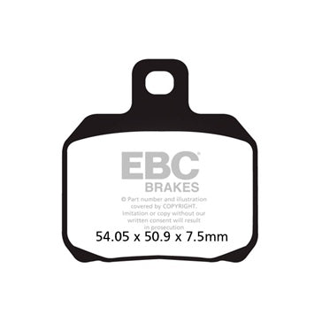 EBC Double-H Superbike Brake Pad Sintered metal - Rear Right Rear left