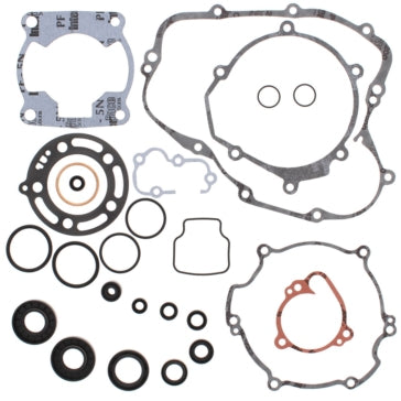 VertexWinderosa Complete Gasket Set with Oil Seals - 811 Fits Kawasaki Suzuki