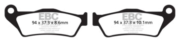 EBC V-Pad Brake Pad Organic - Rear Right Rear left