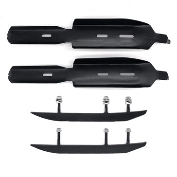 SnowTracker Auto-sharpening Aggressive Wear Bar Blade XC+; Sport Rave - Fits Ski-doo