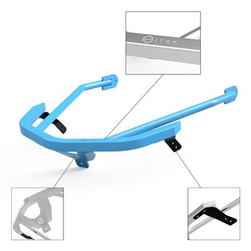 ITEK Polaris Front Bumper Front - Aluminum - Fits Polaris