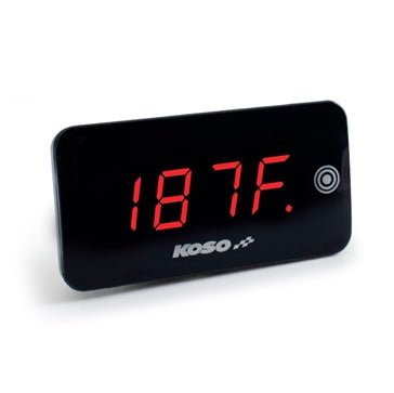 Koso Super Slim Touch / Touch screen; volt & temperature meter Universal