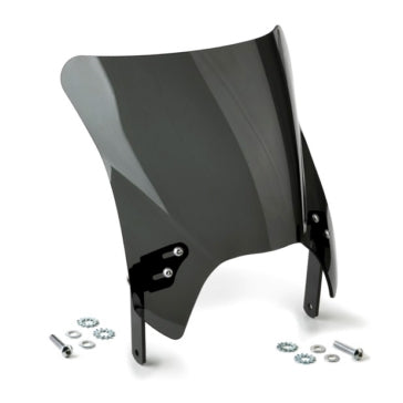National Cycle Mohawk Windshield with Black mounting Fits Honda; Fits Kawasaki; Fits Suzuki; Fits Triumph; Fits Yamaha