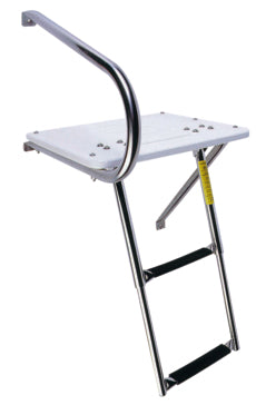 Garelick Swim Platform with Telescoping Ladder; under platform Telescopic - 2