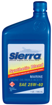 Sierra Synthetic Blend Oil 25W-40 FC-W 25W40