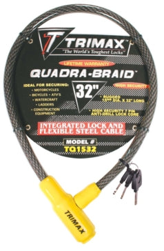 Trimax Cable Lock; 3 Keys Cable Lock