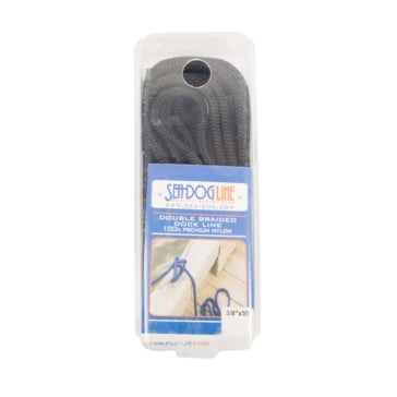 Sea Dog Double Braided Nylon Dock Line 50' - 3/8 inch - Nylon - Double Braided