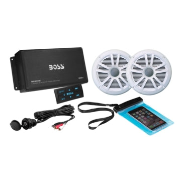 Boss Audio Audio Receiver Kits Bluetooth AMP Marine - 2 - 500 W