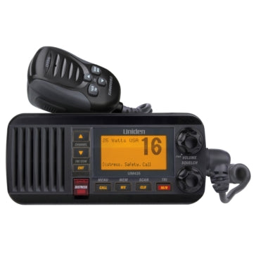 Uniden UM435 Fixed Marine Radio Black
