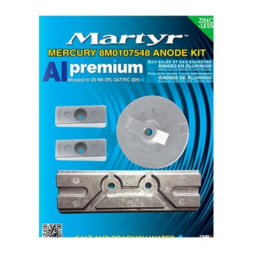MARTYR Premium Aluminium Anodes Fits Mercury