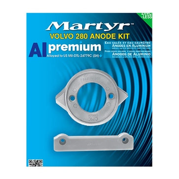 MARTYR Premium Aluminium Anodes Fits Volvo