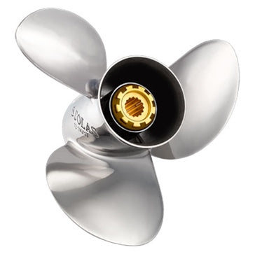 Solas New Saturn Propeller Fits Johnson/Evinrude; Fits Cobra - Stainless steel