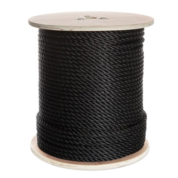 Kimpex Nylon Boat Rope 600' - 3/8 inch - Nylon - 3-Strand Twisted