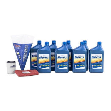 Sierra Oil Change Kit; Suzuki 10W-40 10W40